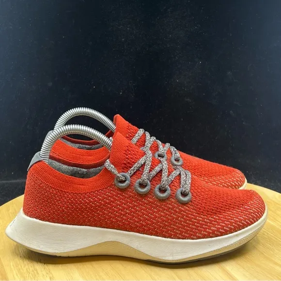 Allbirds TD2 Tree Dasher 2 Wmns Wool Running Shoes Burnt Orange Size 7.5