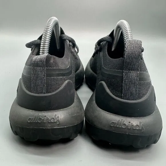 Allbirds Trail Runners SWT Women's 8 Black Athletics Running Sneakers Lace-Up
