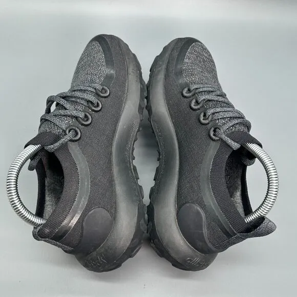 Allbirds Trail Runners SWT Women's 8 Black Athletics Running Sneakers Lace-Up