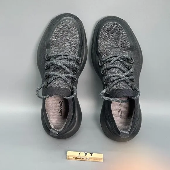 Allbirds Trail Runners SWT Women's 8 Black Athletics Running Sneakers Lace-Up