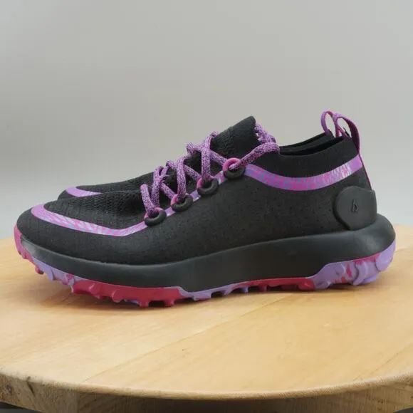 Allbirds Trail Runners SWT Women's Size 8.5 Shoes Black Purple Running Sneakers