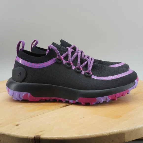 Allbirds Trail Runners SWT Women's Size 8.5 Shoes Black Purple Running Sneakers