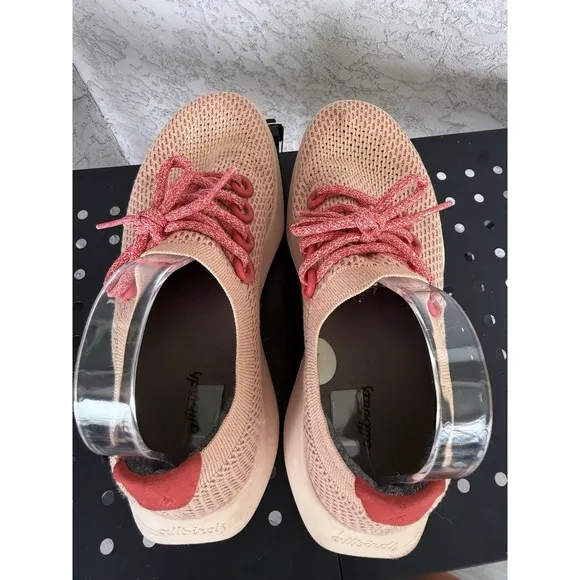 ALLBIRDS Tree Dasher 1 Flame Running Shoes Womens 10.5 Pink Knit Lightweight