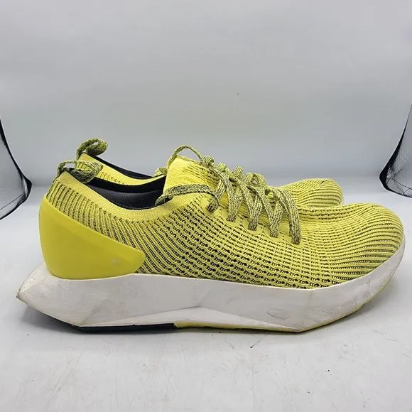 Allbirds Tree Flyers Buoyant Womens 8.5 Yellow Blizzard Sole Women Running Shoes