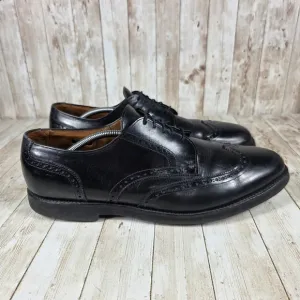 Allen Edmonds Black Leather Wingtip Oxford Dress Shoes Size 12