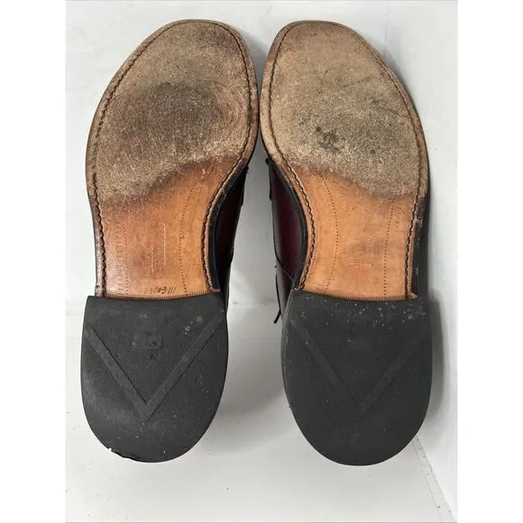 Allen Edmonds‎ Dawson Men's Leather Shoes Derby  Bourbon Brown Casual Size 11 D
