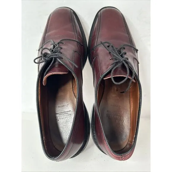 Allen Edmonds‎ Dawson Men's Leather Shoes Derby  Bourbon Brown Casual Size 11 D