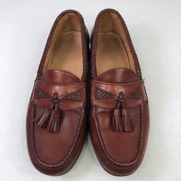 Allen Edmonds Maxfield Leather Tassel Loafer Shoes