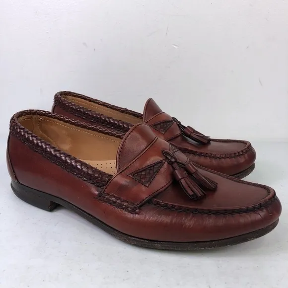 Allen Edmonds Maxfield Leather Tassel Loafer Shoes