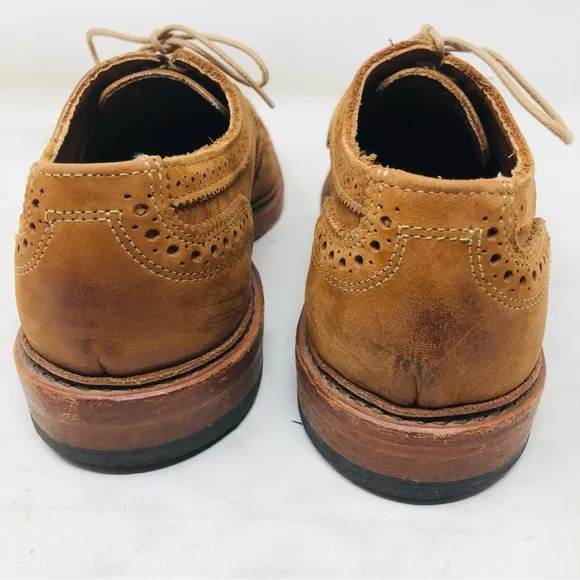 Allen Edmonds McTavish Tan Leather Brogue Shoes