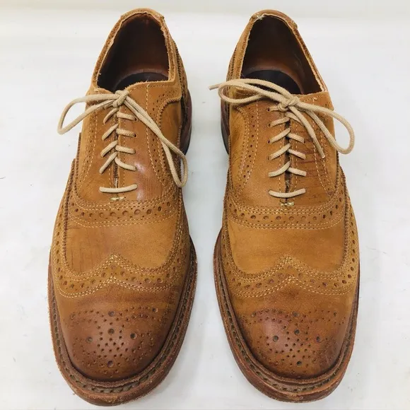 Allen Edmonds McTavish Tan Leather Brogue Shoes