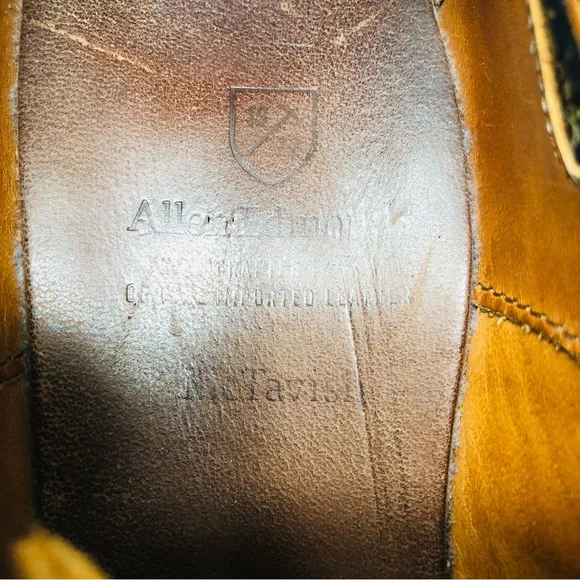 Allen Edmonds McTavish Tan Leather Brogue Shoes