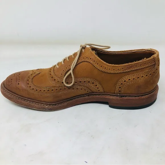 Allen Edmonds McTavish Tan Leather Brogue Shoes
