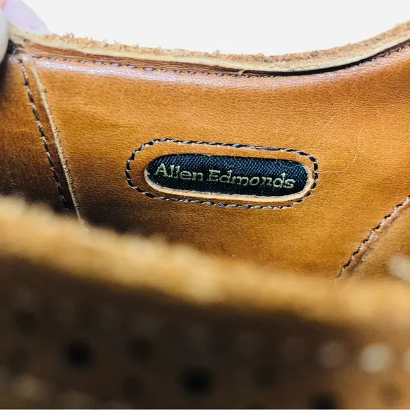 Allen Edmonds McTavish Tan Leather Brogue Shoes