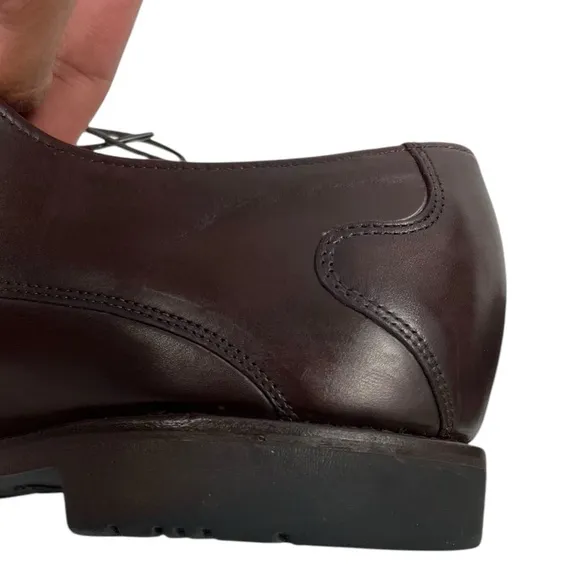 Allen Edmonds Memphis Mens Brown Leather Lace Up Oxford Cap Toe Shoes US 11.5 D