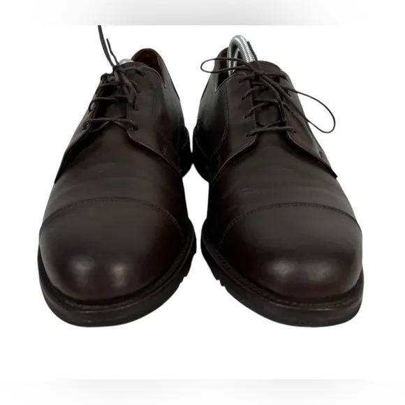 Allen Edmonds Memphis Mens Brown Leather Lace Up Oxford Cap Toe Shoes US 11.5 D