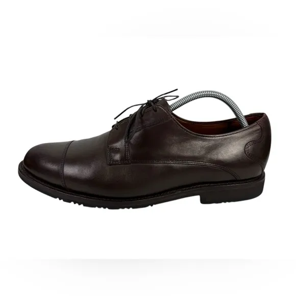 Allen Edmonds Memphis Mens Brown Leather Lace Up Oxford Cap Toe Shoes US 11.5 D