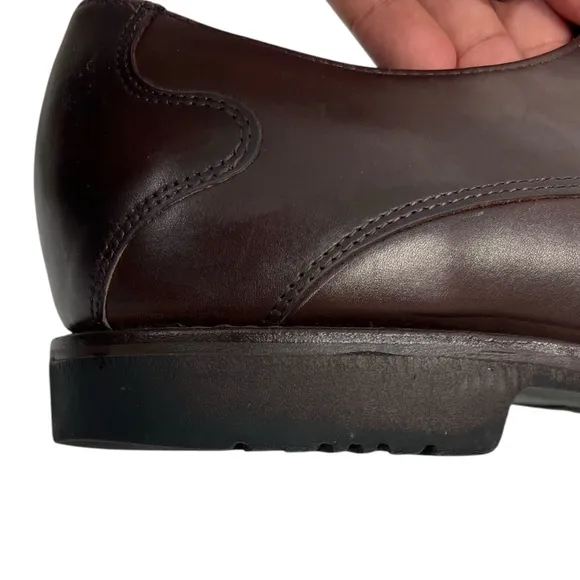 Allen Edmonds Memphis Mens Brown Leather Lace Up Oxford Cap Toe Shoes US 11.5 D