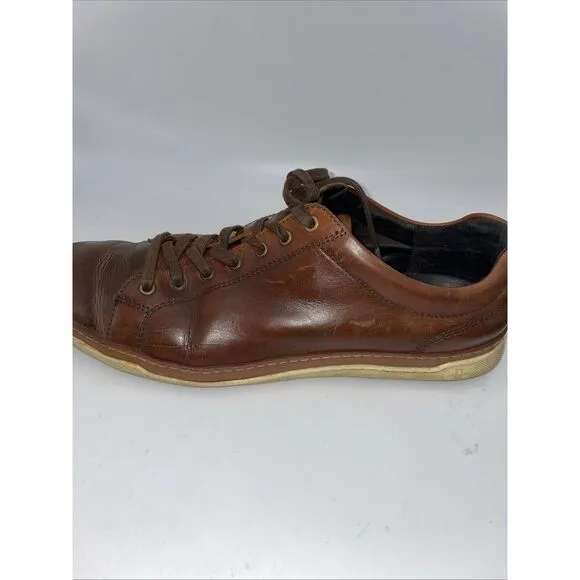 Allen Edmonds Mens Porter‎ Derby Port Washington Leather Brown Sneaker Size 15