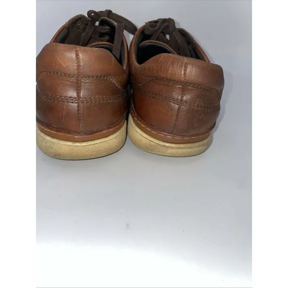 Allen Edmonds Mens Porter‎ Derby Port Washington Leather Brown Sneaker Size 15