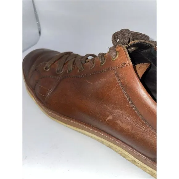 Allen Edmonds Mens Porter‎ Derby Port Washington Leather Brown Sneaker Size 15