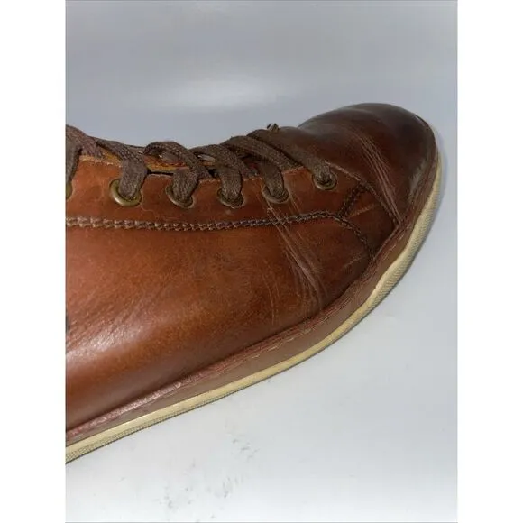 Allen Edmonds Mens Porter‎ Derby Port Washington Leather Brown Sneaker Size 15