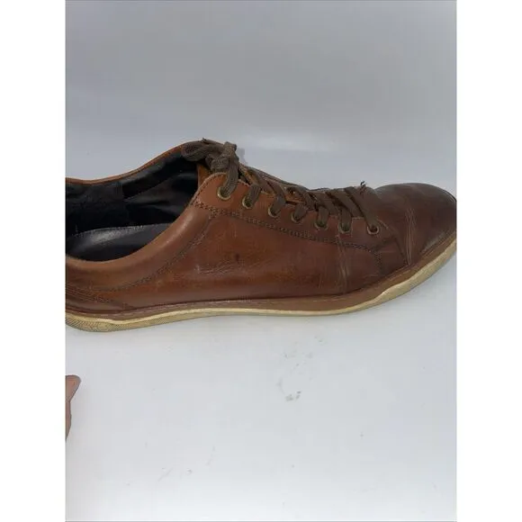 Allen Edmonds Mens Porter‎ Derby Port Washington Leather Brown Sneaker Size 15