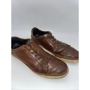 Allen Edmonds Mens Porter Derby Port Washington Leather Brown Sneaker Size 15‎