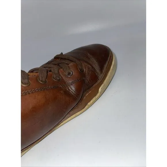 Allen Edmonds Mens Porter‎ Derby Port Washington Leather Brown Sneaker Size 15