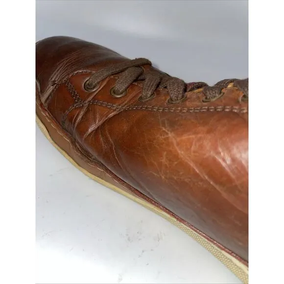 Allen Edmonds Mens Porter‎ Derby Port Washington Leather Brown Sneaker Size 15
