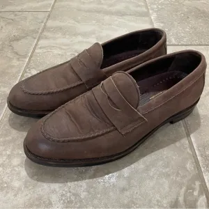 Allen Edmonds Nomad Shoes Mens Brown Leather Feather Welt Penny 8.5 D