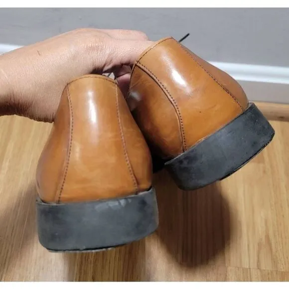 Allen Edmonds Park Avenue Walnut Cap-Toe Lace Up Balmoral Dress Shoes 13