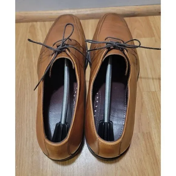 Allen Edmonds Park Avenue Walnut Cap-Toe Lace Up Balmoral Dress Shoes 13