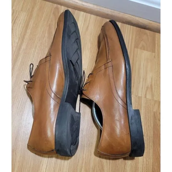 Allen Edmonds Park Avenue Walnut Cap-Toe Lace Up Balmoral Dress Shoes 13