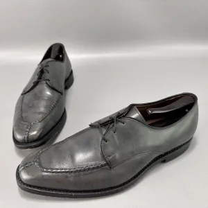 Allen Edmonds Parkway Shoes Mens Sz 9.5D Gray Leather Oxford Norwegian Split Toe