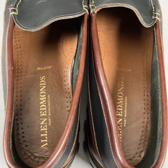 Allen Edmonds Port Washington Boulder Men’s 13 D Venetian Moc Toe Driving Loafer
