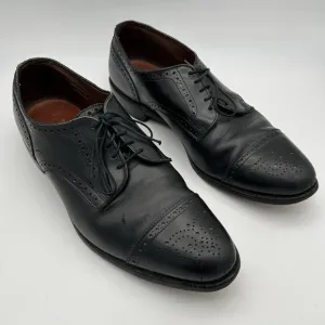 Allen Edmonds Sanford Oxford Wing Tip Mens Shoes Black Leather Sz 12 D 58993
