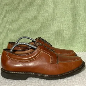 Allen Edmonds Wilbert Oxford Men's Brown Leather Handcrafted Shoes Size US 10.5
