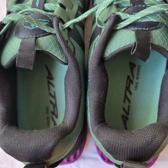 ALTRA Lone Peak 7 Men's Trail Running Shoes Green/Teal Size 10.5 AL0A7R6H008