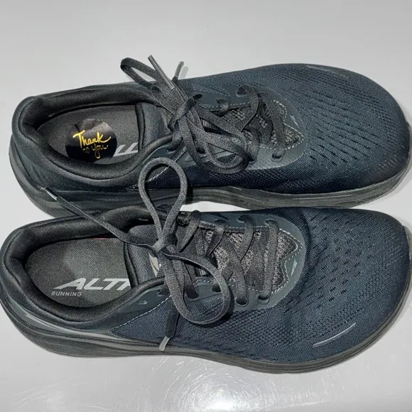 Altra Mens Via 2 Olympus Running Shoes Cushioned Trail Athletic Black Mens 8.5