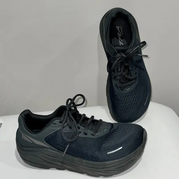 Altra Mens Via 2 Olympus Running Shoes Cushioned Trail Athletic Black Mens 8.5