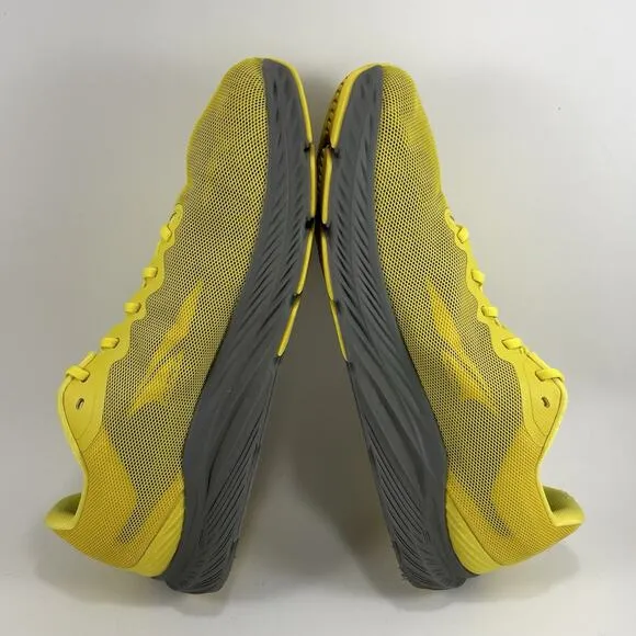 Altra Rivera 2 Running Shoes Mens Size 10.5 Yellow Low Top Athletic Comfort