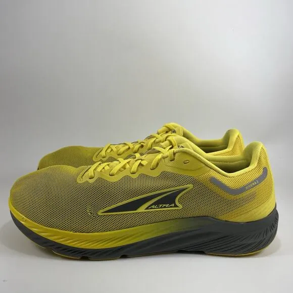Altra Rivera 2 Running Shoes Mens Size 10.5 Yellow Low Top Athletic Comfort