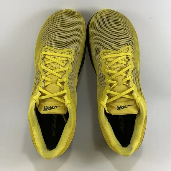 Altra Rivera 2 Running Shoes Mens Size 10.5 Yellow Low Top Athletic Comfort