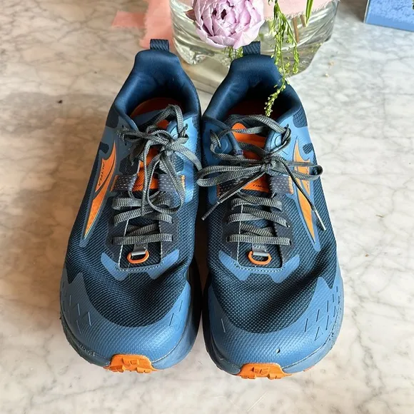 Altra timp 5 Blue and Orange Trail Running Shoes size 11