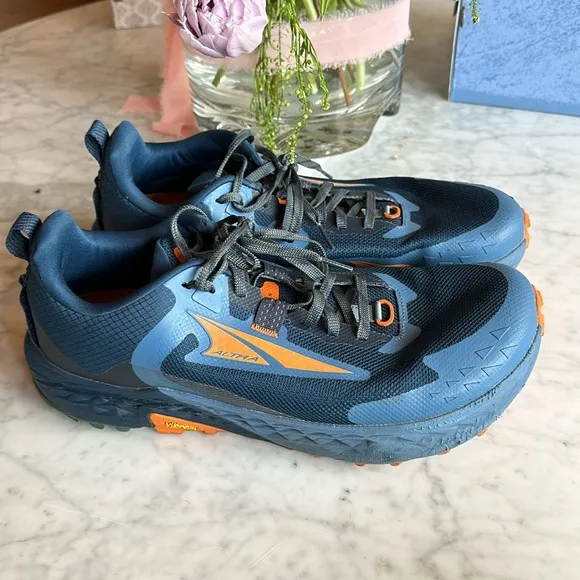 Altra timp 5 Blue and Orange Trail Running Shoes size 11