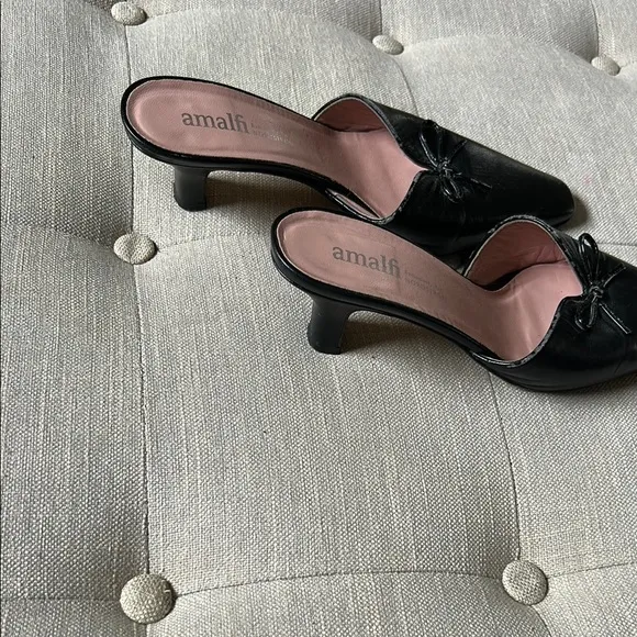 Amalfi Black Women's Mules Size 7B