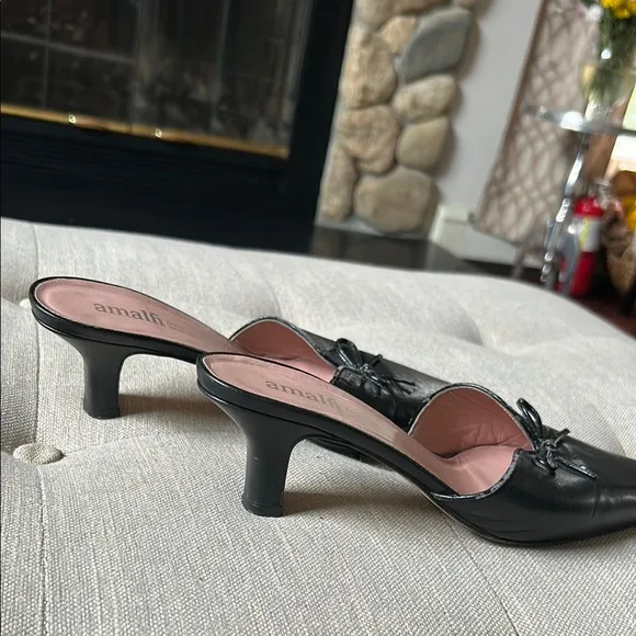 Amalfi Black Women's Mules Size 7B