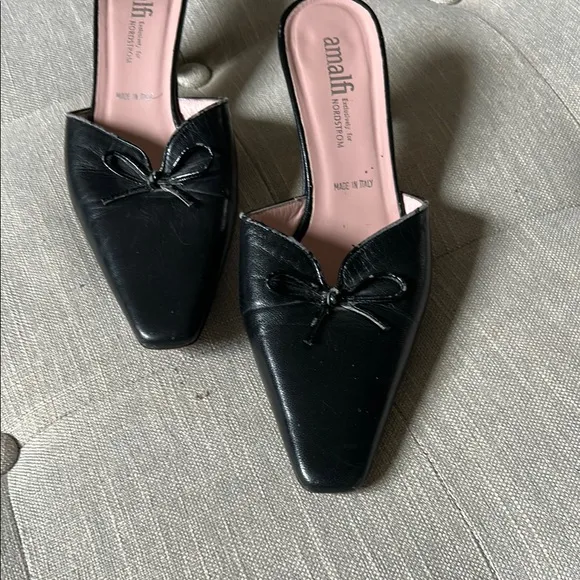 Amalfi Black Women's Mules Size 7B