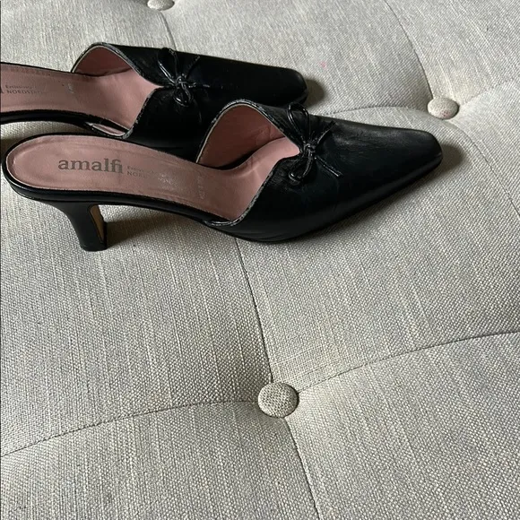 Amalfi Black Women's Mules Size 7B
